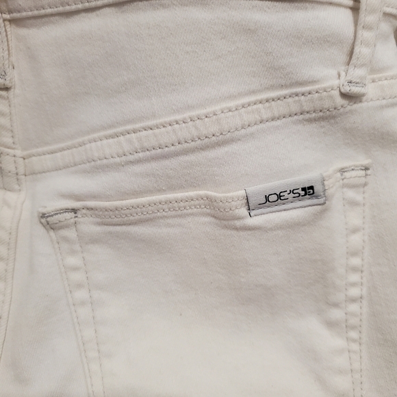 NWT Joe's Off White Skinny Jeans Raw Hem Split Ankle - Picture 4 of 6